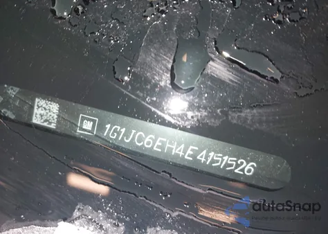 2014 Chevrolet Sonic Lt Auto из США, поврежденный, VIN 1G1JC6EH4E4151526